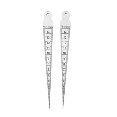 Accurate 2pc Taper Gauge Set for Measuring Gaps in Cylindrical Bores and Holes