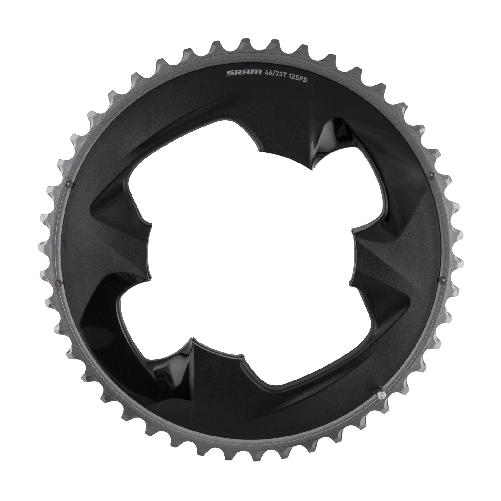 SRAM FORCE スプロケット33T SRAM Force AXS 2x12-Speed 46 33t Chainring Set 107 BCD 4