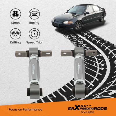 Rear Suspension Adjustable Upper Camber Control Arm For Honda Civic 1988-2000