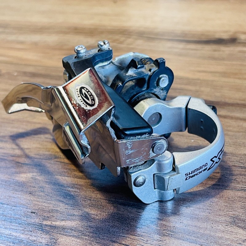 Used Shimano Deore XT FD-M760A 34.9 Front Derailleur Top Pul