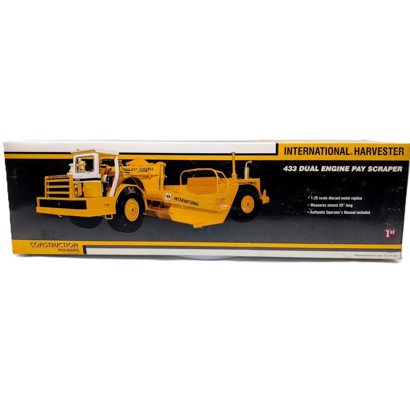 1/25 International 433 Dual Engine Pay Scraper by First Gear 1/25 International 433 Dual Engine Pay Scraper by First Gear