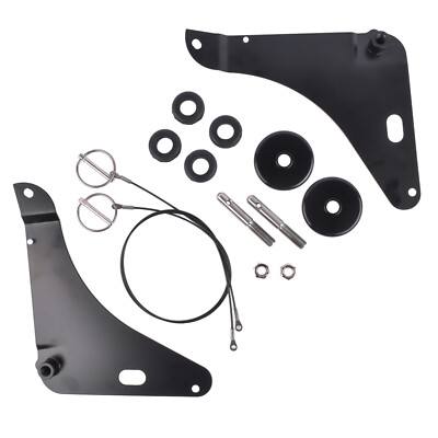 Black Hood Pin Pins Kit For 2008 2009 2010-2016 Dodge Challenger 82214260AC New