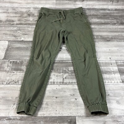 Empyre Joggers Mens Medium Green Creager Stretch Elastic Waist Pants 32x29