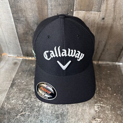 Callaway Hat Black Cap Epic Odyssey Apex Golf Flex Fit - S / M - NWT
