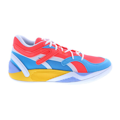 

Puma TRC Blaze Court POP ART 37739701 Мужские красные спортивные баскетбольные кроссовки, Красный, Puma TRC Blaze Court POP ART