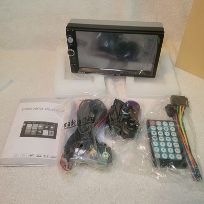 Car MP5 Player Stereo 7 in HD Display panel FM radio receiver Bluetooth rear cam