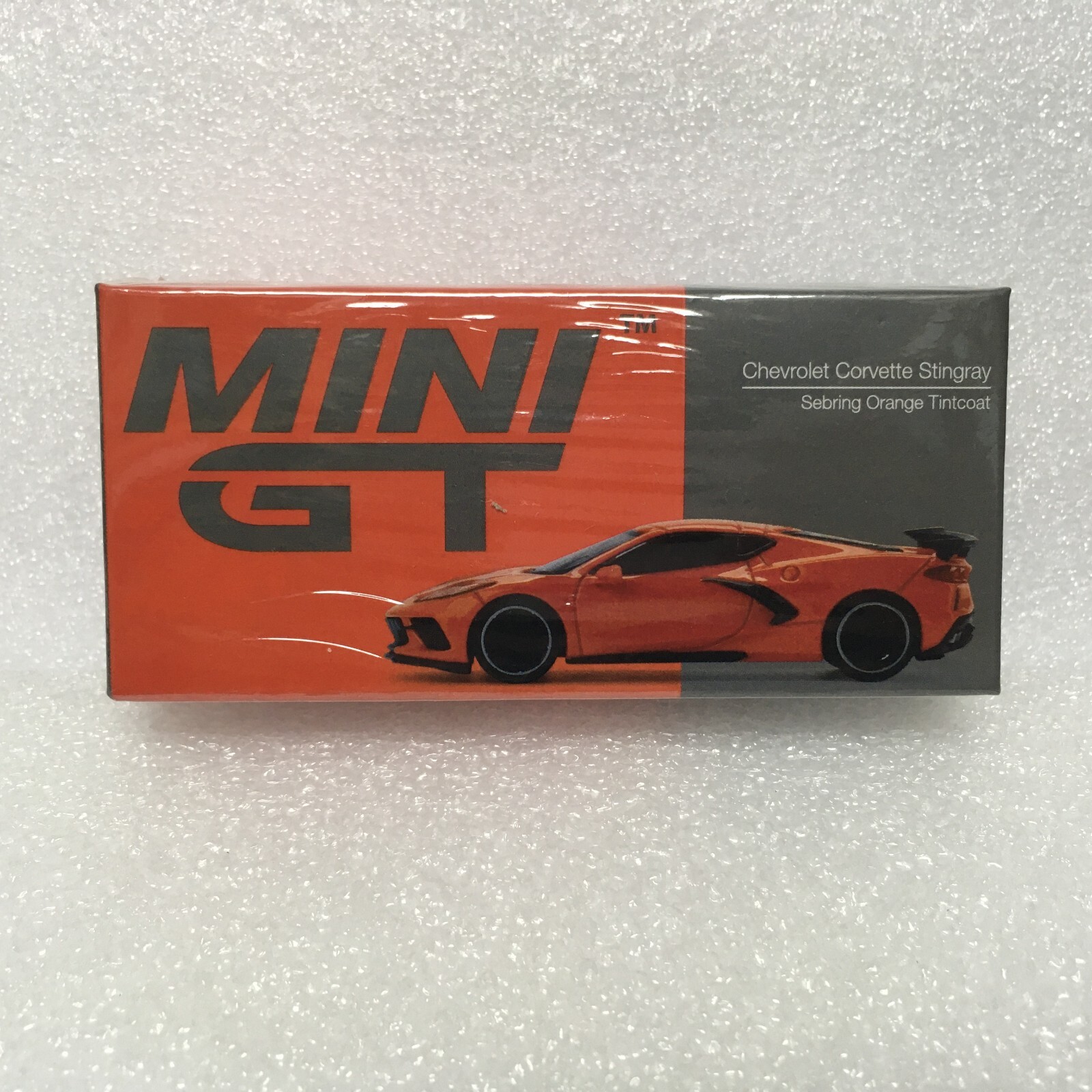MINI GT 1/64 Chevrolet Corvette Stingray 2020 Sebring Orange
