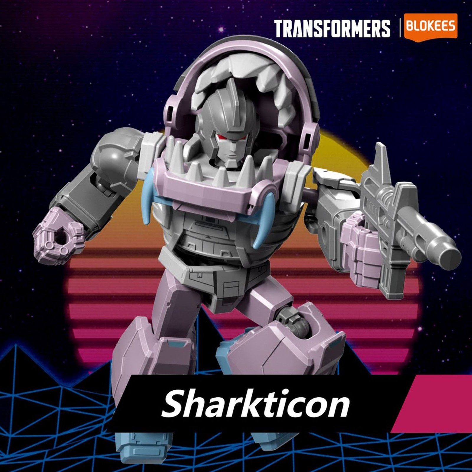 Blokees Transformers Galaxy Version 08 Sharkticon [Robot] Action