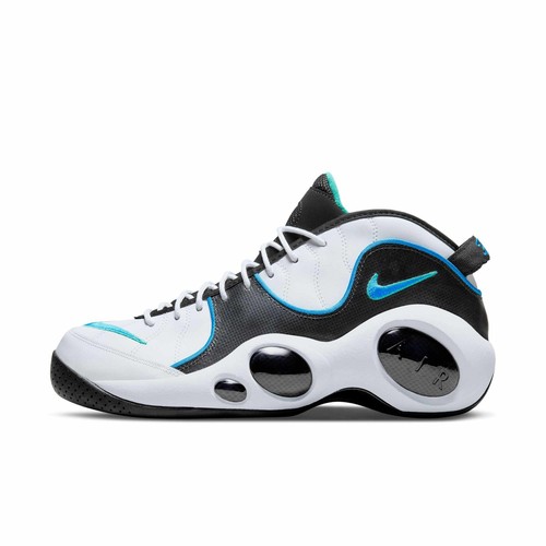 [DM0524-100] МУЖСКИЕ КРОССОВКИ NIKE AIR ZOOM FLIGHT 95 БЕЛЫЕ, ФОТО СИНИЕ