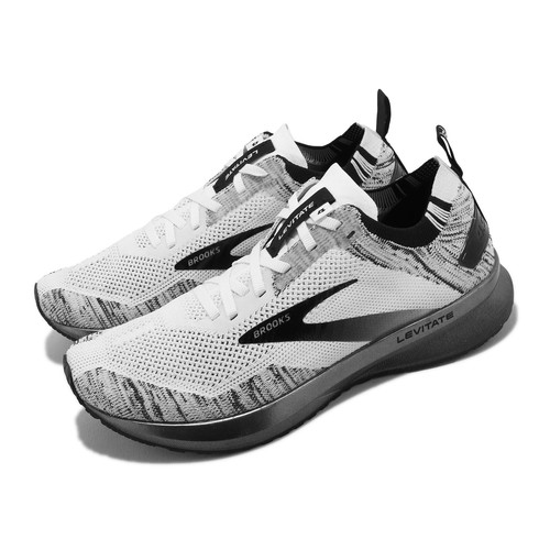 

Brooks Levitate 4 White Black Женская спортивная обувь для бега по шоссе 1203351B-121, Белый, Levitate 4