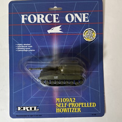 ERTL Force One M109A2 Self Propelled Howitzer Die Cast Metal Scale Model Vintage