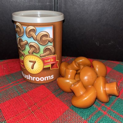 Play Food Vintage Learning Resources Pop Top #7 Mushrooms Can
