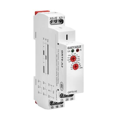 Delay On Time Relay 16A 2SPDT Electronic Adjustable Single Function Timer Del...