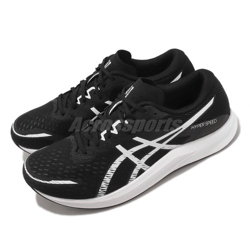 

Мужские шоссейные кроссовки Asics Hyper Speed 3 2E Wide Black White 1011B702-001, Черный, Hyper Speed 3 2e Wide