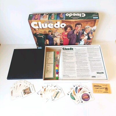 Vintage CLUEDO Parker Brothers Classic Detective Game  (1999) COMPLETE
