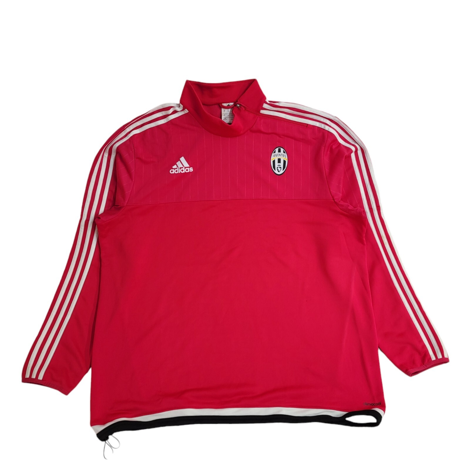 Adidas 1/4 Zip Juventus Casual Sports Top Pink Men's UK XXL