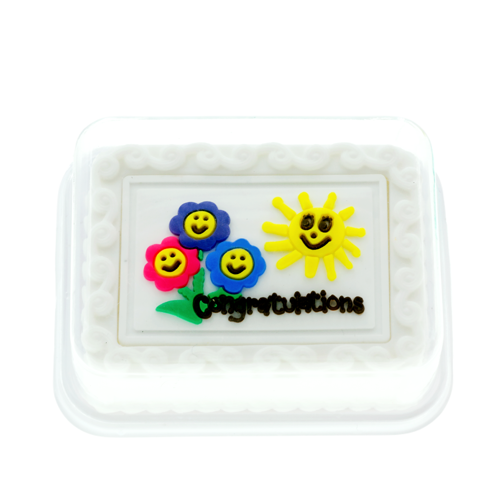 Miniature Christmas Congrats Happy Birthday Cake Figure 1 Surprise Mini Food Toy