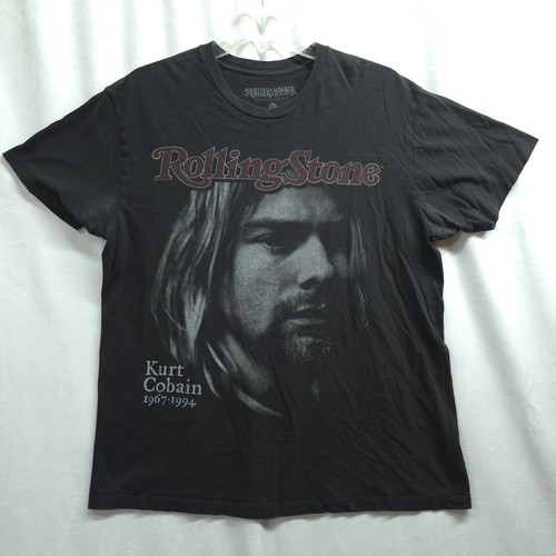 Kurt Cobain Tシャツ made in USA Vtg Kurt Cobain T Shirt Sz Large Modern Boot AOP Single