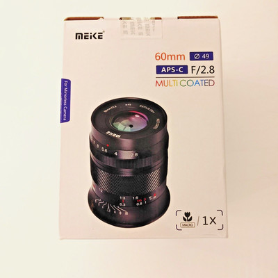 Meike 60mm F2.8 Manual Macro APS-C Lens - M43 MFT For Lumix GH3 GH4 GH5 GH6