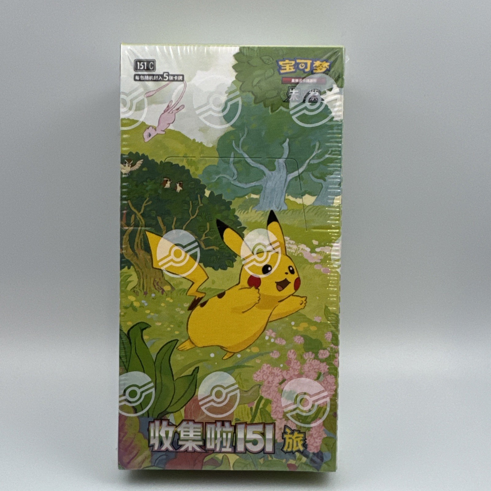 Pokemon Chinese Collect 151 Journey Slim Pack 151C Booster Box