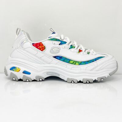 

Skechers Womens D Lites 149015 Белая Повседневная Обувь Кроссовки Размер 6.5, Белый, D Lites