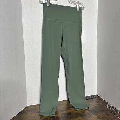 Lululemon Align HR Pant 25  Size 4 Grey Eucalyptus Green NWT NEW
