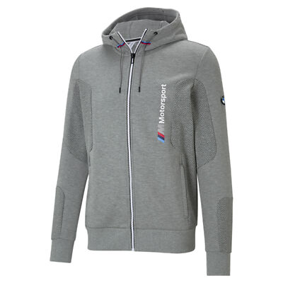 

Мужская спортивная куртка с капюшоном PUMA BMW M Motorsport, Gray - medium gray heather