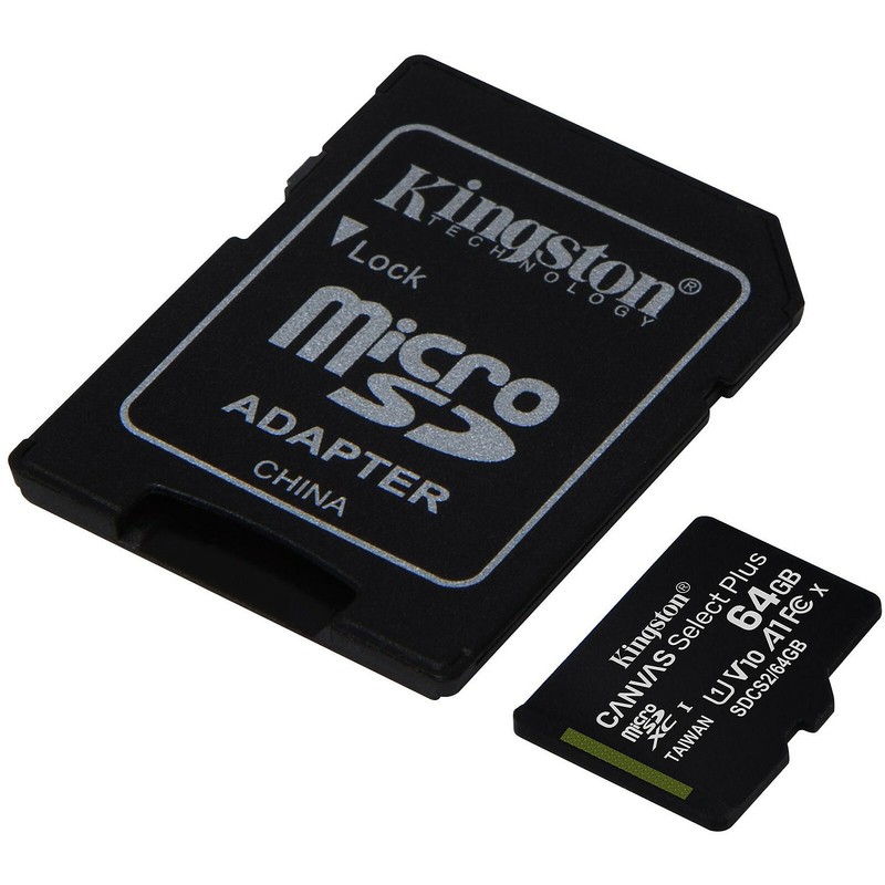 Carte MÃ©Moire Kingston 64 Go Gb Micro Sdhc ( Dispo Aussi En 32 128 Ou 256 Giga )
