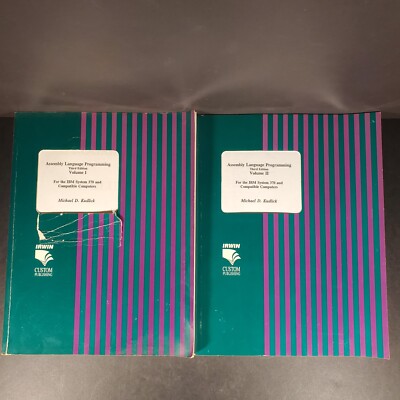 Assembly Language Programming for the IBM system 370 Compatible Computers 1 & 2