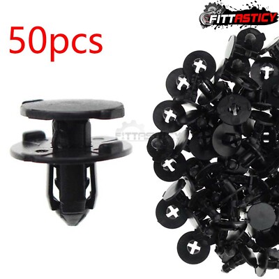 50pcs Bumper Shield Protector Push Clip For Nissan GT-R GTR 240X 350Z 370Z Cube