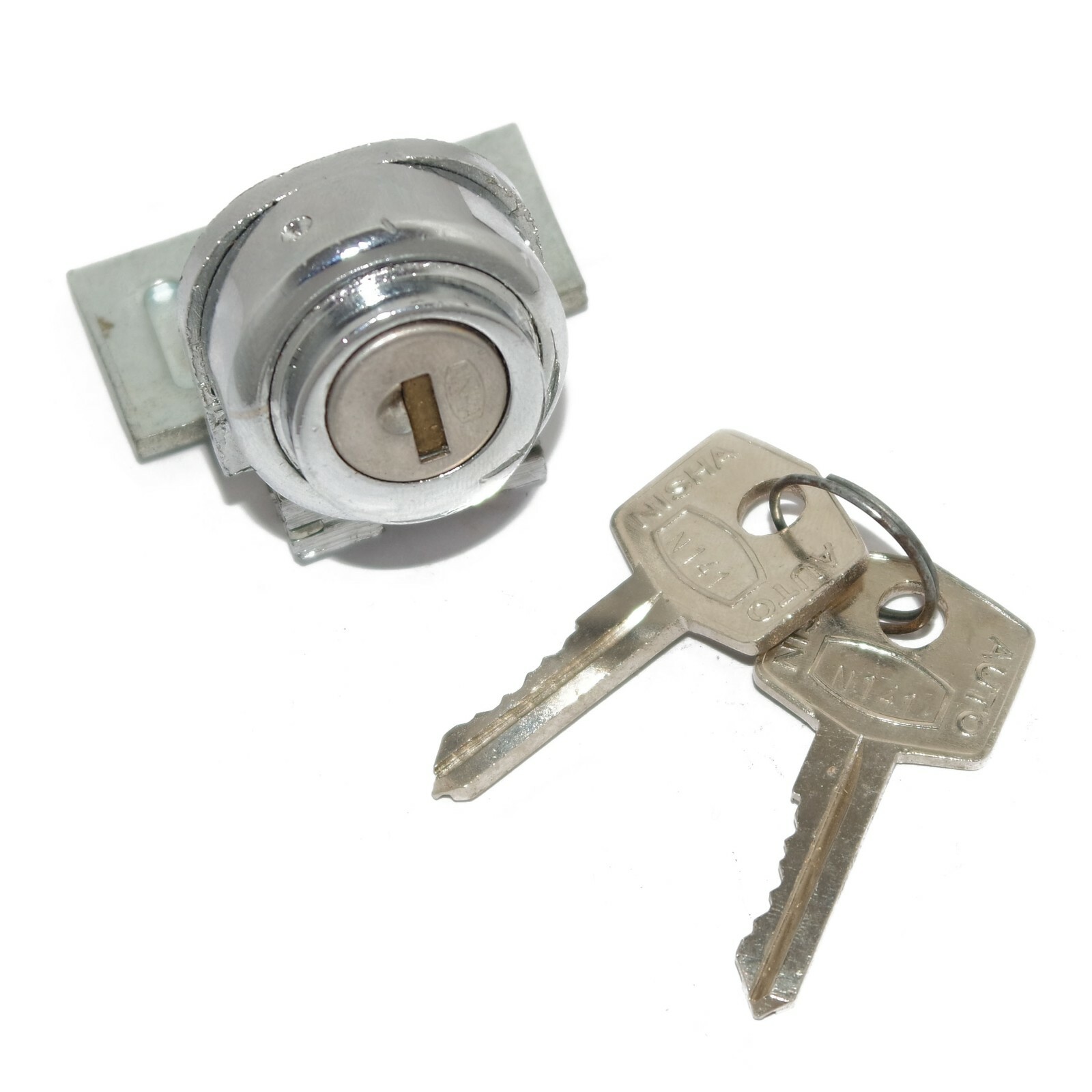 New Antique Steering Lock With Two Keys Sportique Pre 1964 Vespa Scooters 