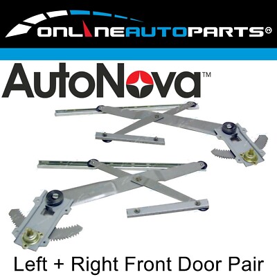 Pair Left Right Side Front Door Window Winder Regulator for Patrol Y60 GQ 88-97