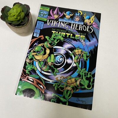 Last Of The Viking Heroes #3 Genesis West 1991 TMNT Teenage Mutant Ninja Turtles