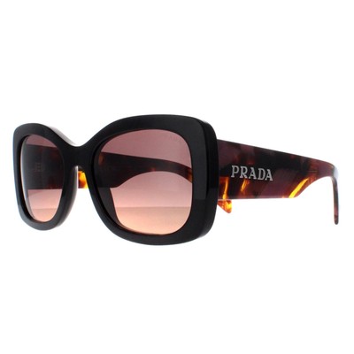 Pre-owned Prada Sunglasses Pra08s 12o50c Mahogany Brown Gradient