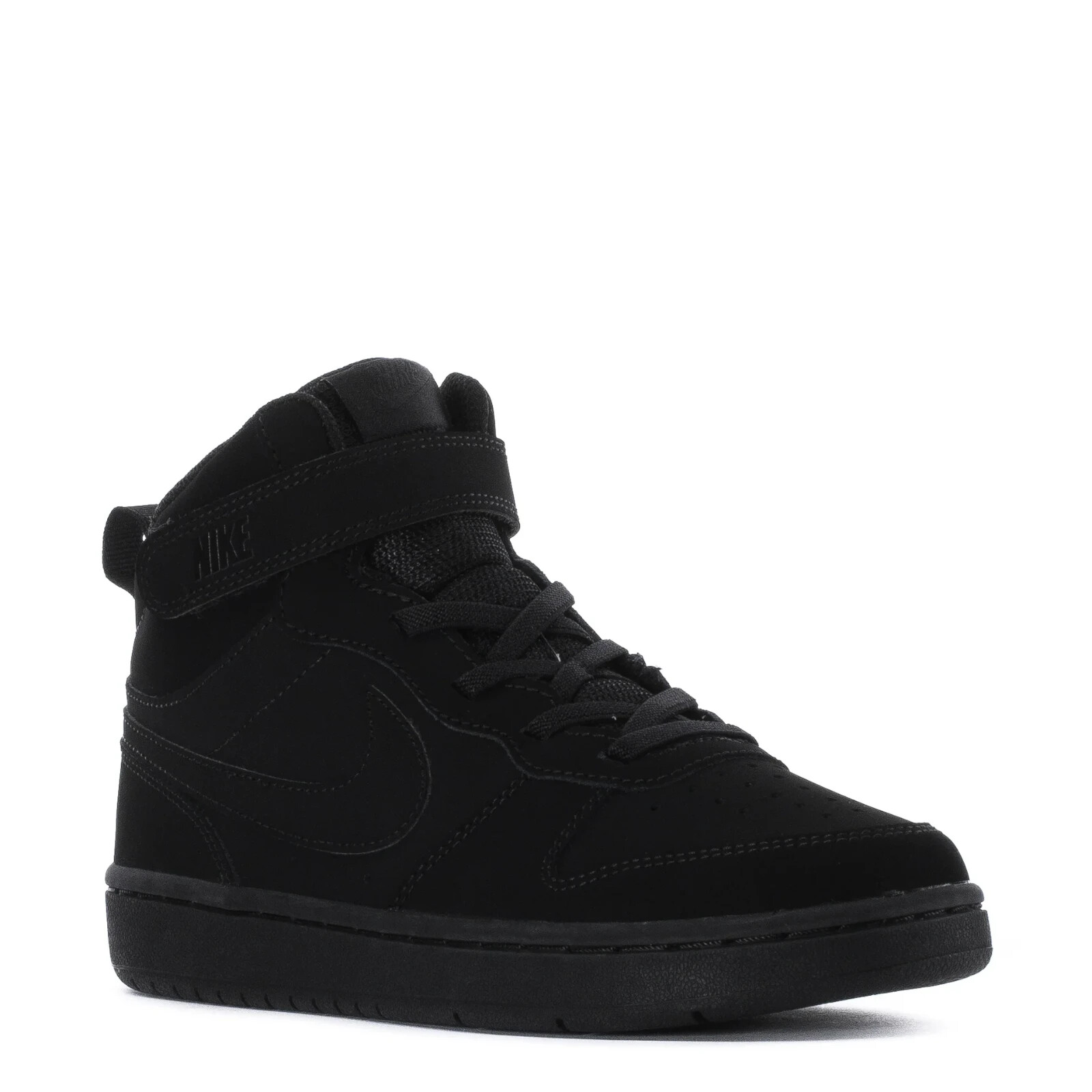 KIDS New Nike Court Borough Mid2(PSV)Black/Black CW5868001