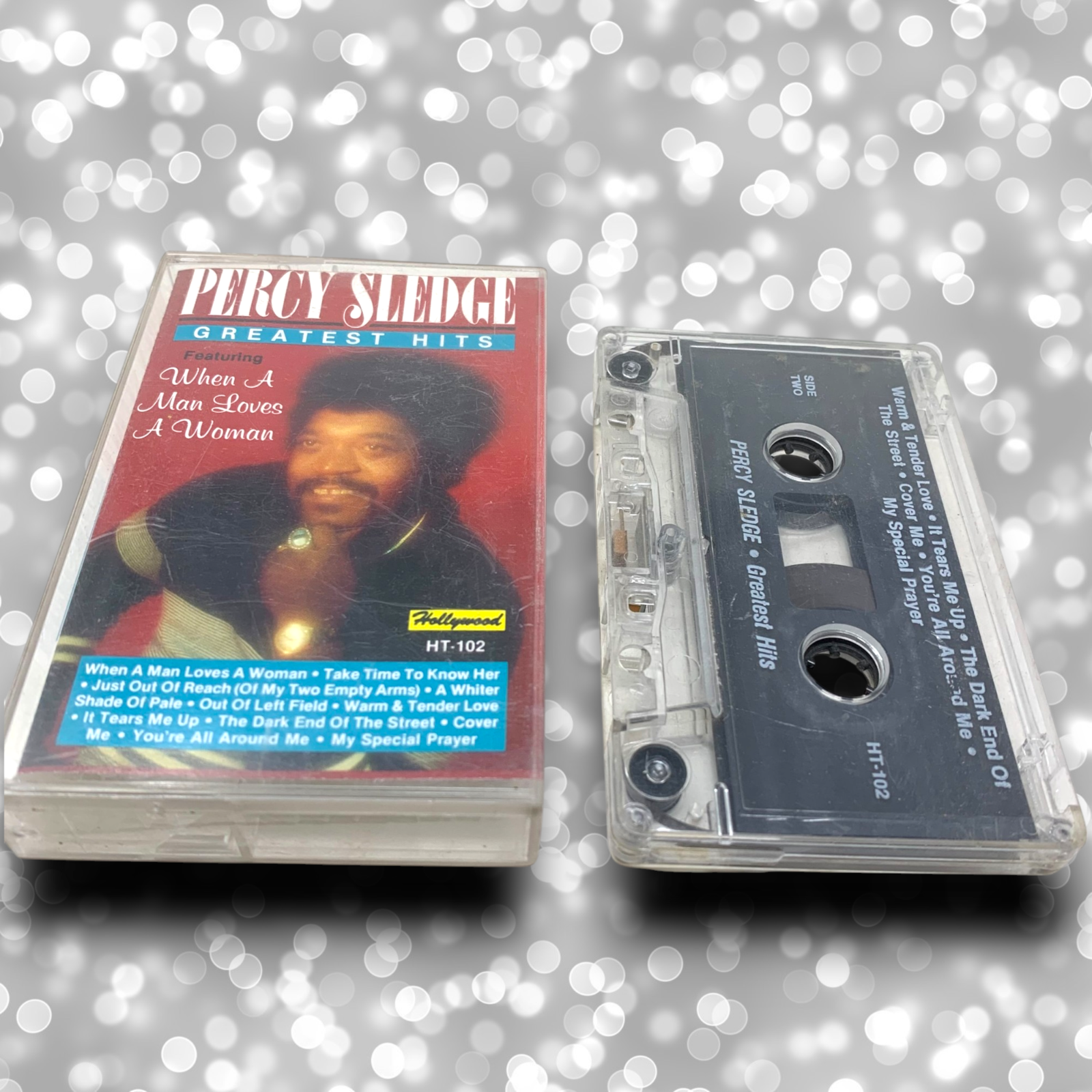 Vintage 1980 Percy Sledge Greatest Hits Audio Cassette Tape Hollywood Records