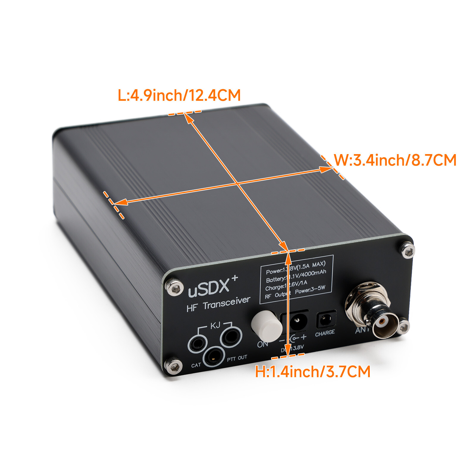 Usdr usdx+ Plus V2 Transceiver 3W-5W All Mode 8 Band HF Ham Radio Transceiver EP