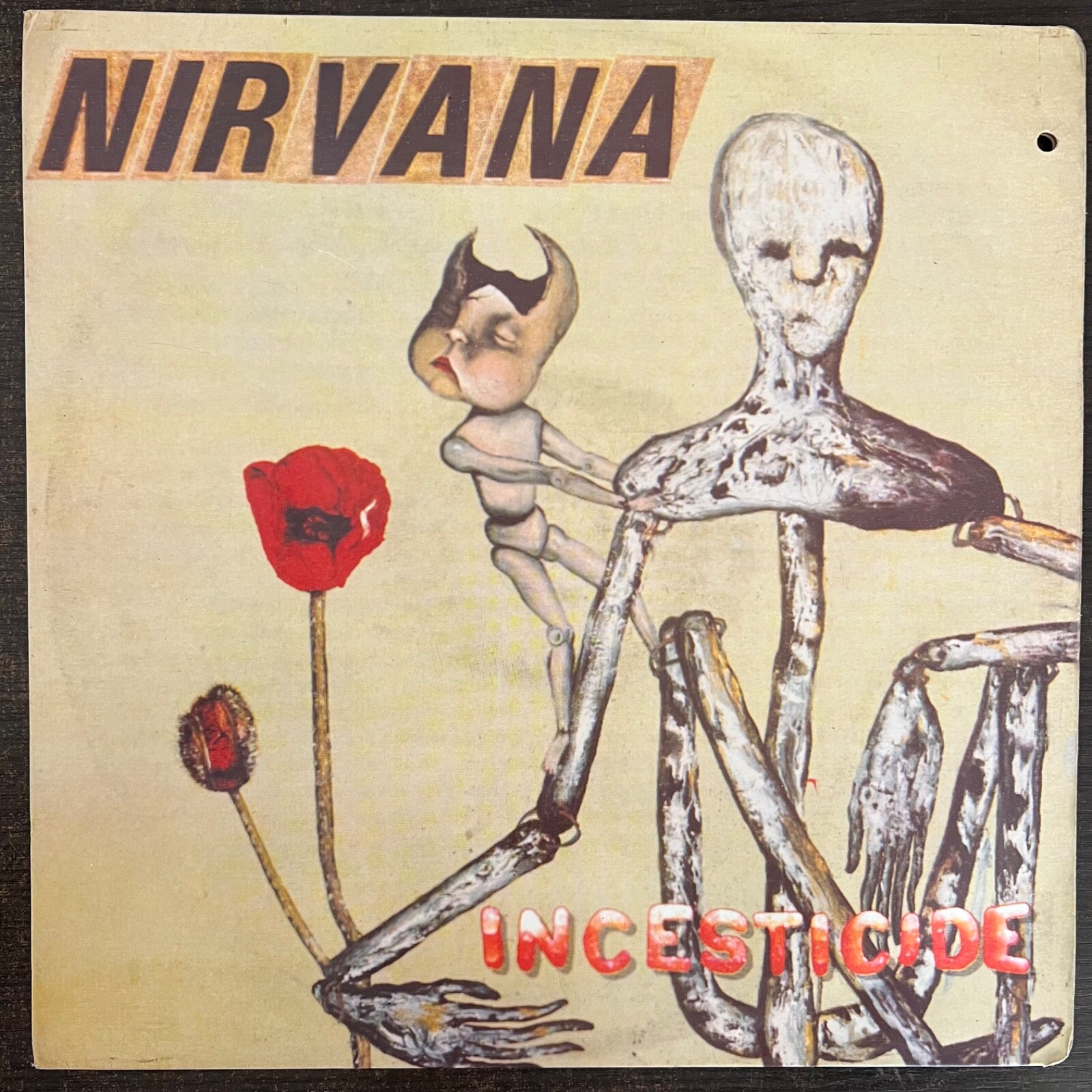 激レア入手困難　NIRVANAコピーライト有1993 INCESTICIDE NIRVANA - INCESTICIDE 1993 RARE COPY COLOMBIA PRESS ROCK