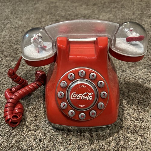 Coca-Cola 電話機スノードーム付き Coca-Cola 電話機スノードーム付き