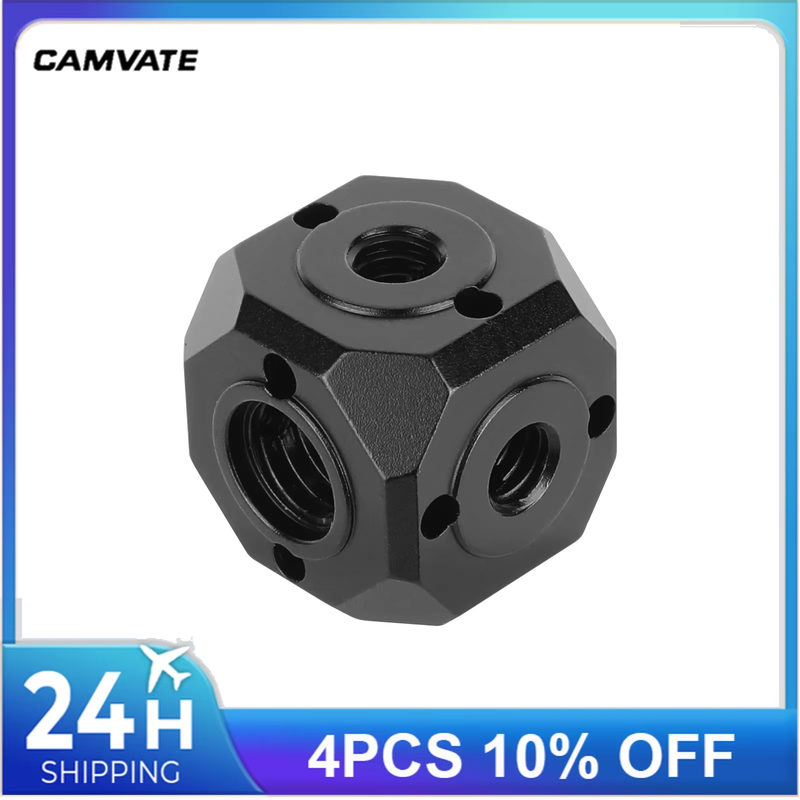 Versatile Universal Tripod Screw Hole Adapter Magic Cubic Mount For Articulating