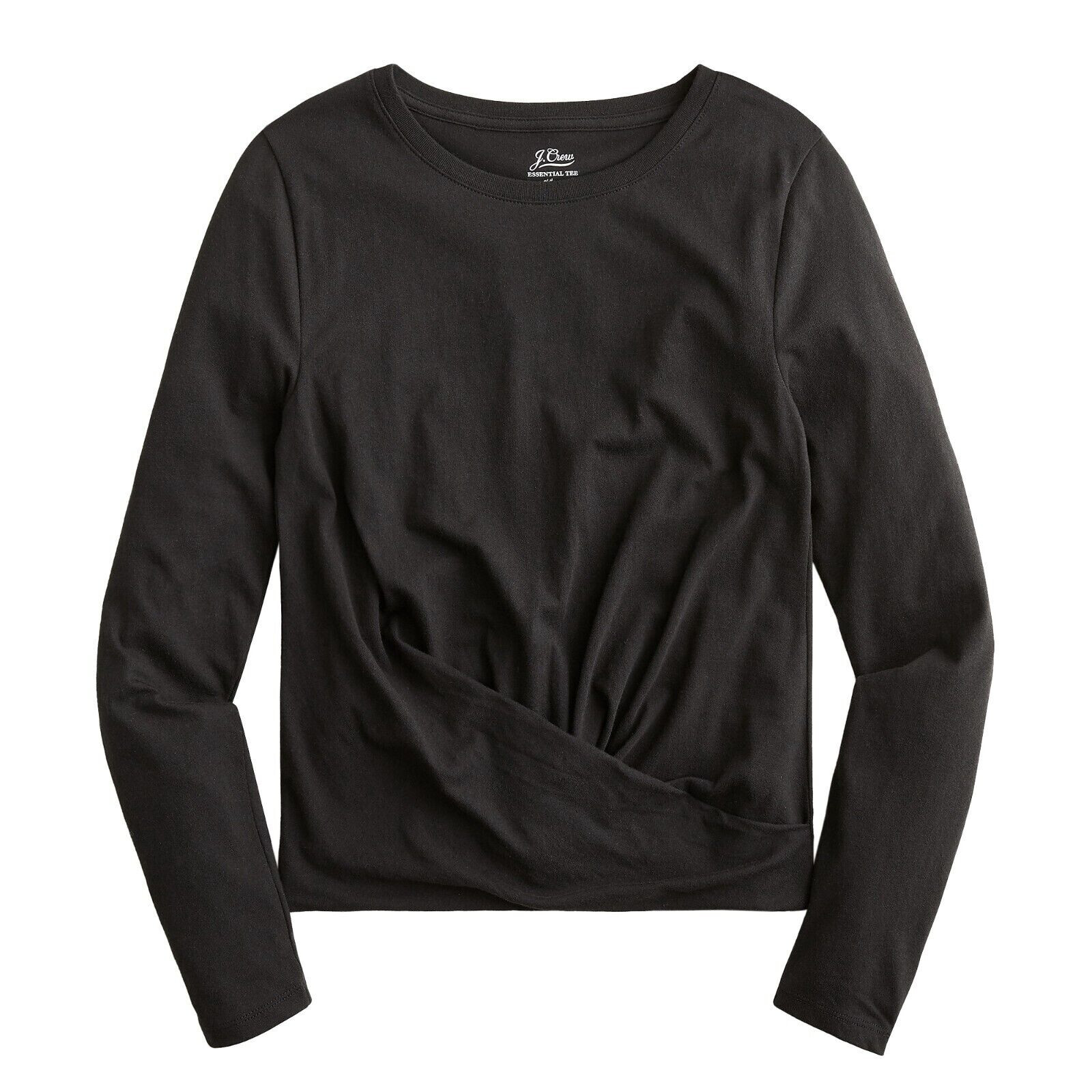トップス 23SS ENNOYTECH FLEX JERSEY CREW Black-Top-Front.png