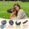 KnJuLee Dog Muzzle, Silicone Dog Muzzle, Durable, Breathable, Anti Bite, Anti Barking, Allow for Drinking Water, Adjustable Strap, Suitable for Small to Large Dogs (Coffee, S)
