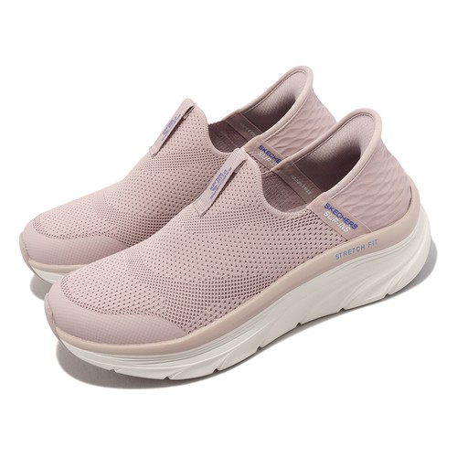 Женские повседневные туфли Skechers D Lux Walker-Homebound Slip-Ins Mauve Pink 149817-MVE