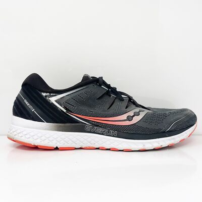 

Saucony Mens Guide Iso 2 S20465-3 Черные кроссовки для бега Размер 12 W, Черный, Guide Iso 2
