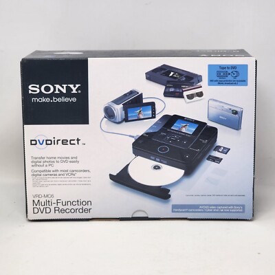 Sony VRD-MC6 DVD Recorder DVDirect Multi-Function Transfer To DVD New Sealed