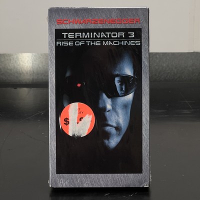 Vtg Terminator 3 Rise of the Machines VHS 2003 Arnold Schwarzenegger Sealed New