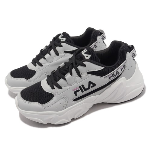 

Fila Hidden Tape 5 Серые черные женские повседневные туфли Стиль жизни Коренастые кроссовки для папы, Grey, Hidden Tape 5