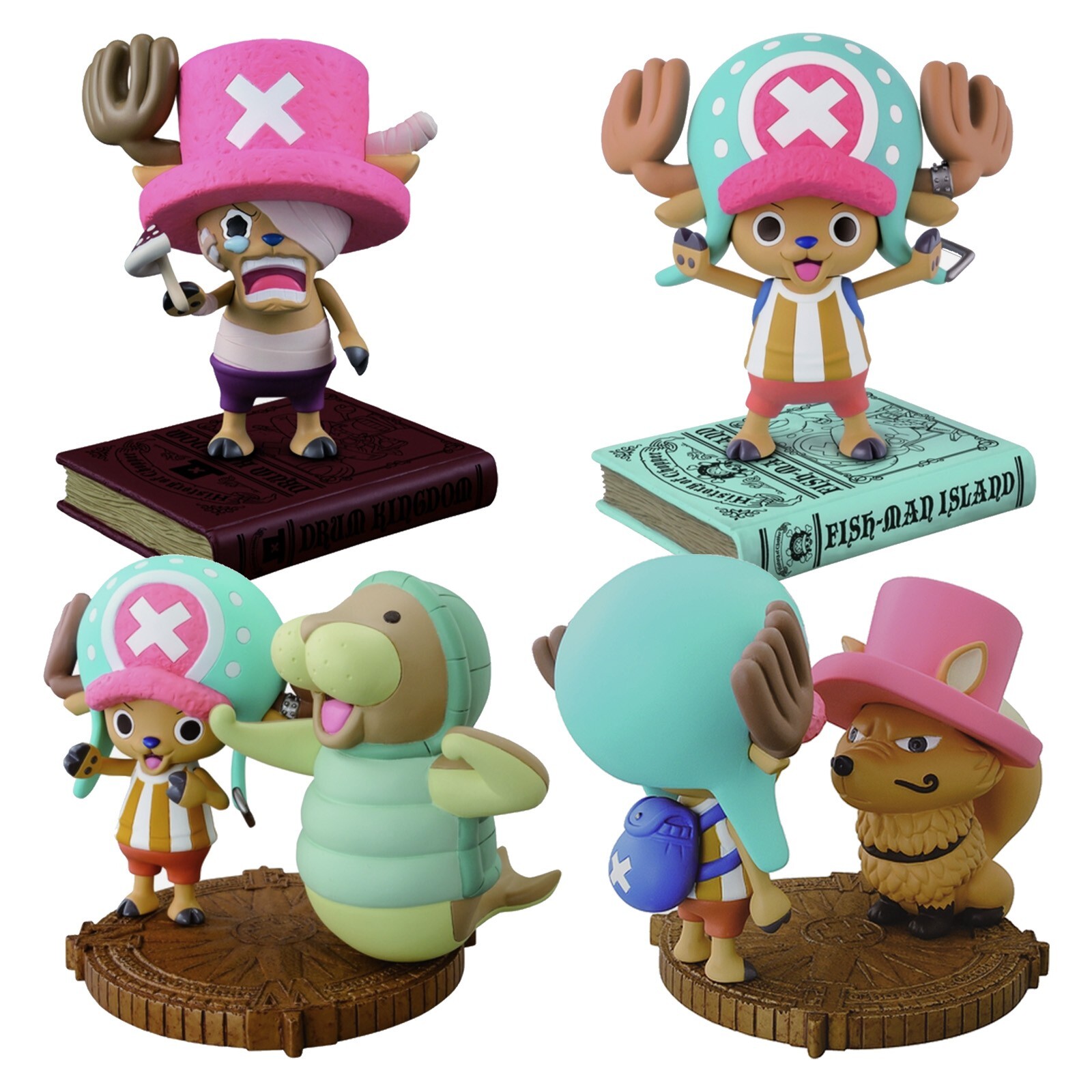 BANPRESTO - ワンピース KING~ チョッパー　4体まとめ売り特価 One Piece Banpresto King of Artist The Tony Tony Chopper