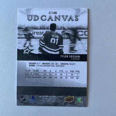 2023 Upper Deck Series 2 #C148 Tyler Seguin UD Canvas Black