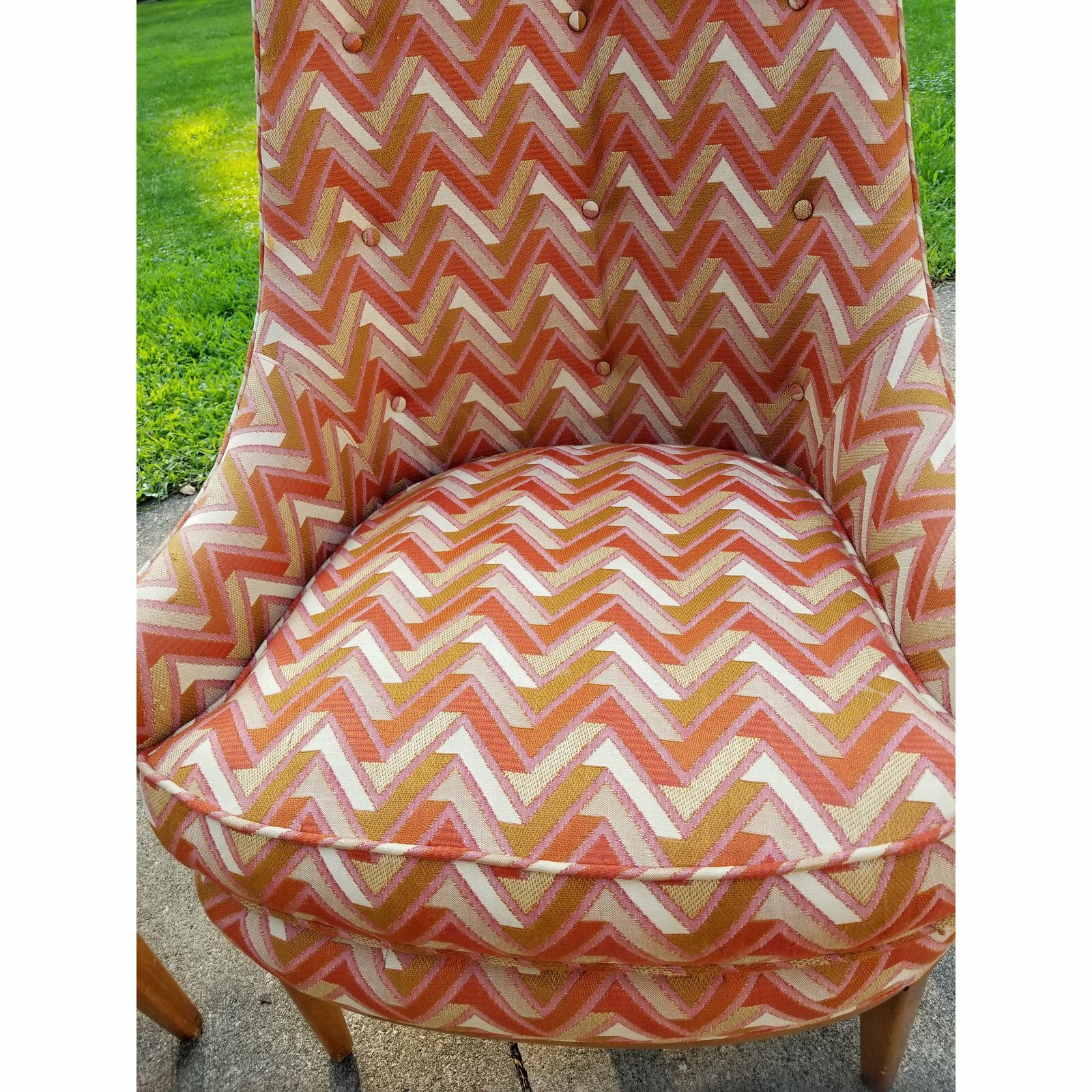 Rare Danish Mid century Set Lounge Chair A Pair